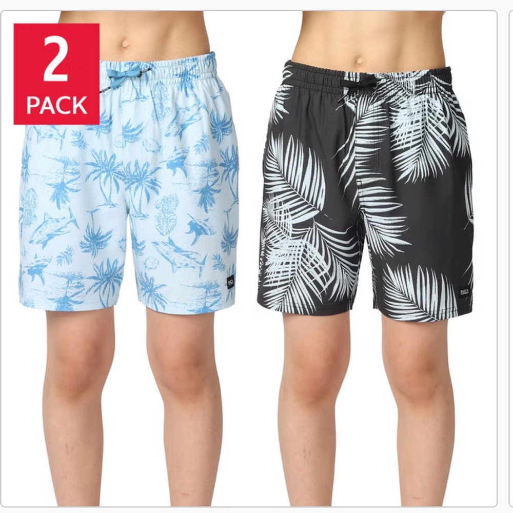 RVCA Youth 2-pack Swim Trunks